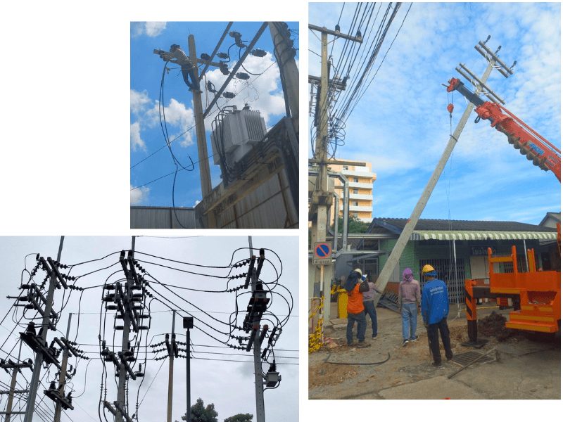 ติดตั้งและปรับปรุงระบบไฟฟ้าแรงสูง